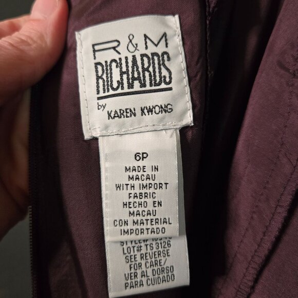 Vintage Y2K Women's 6P Formal Prom Wedding Guest Mother of Bride Beaded Embroide - Picture 11 of 13